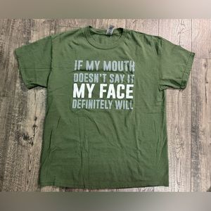 Gildan Men’s Large Green Shirt